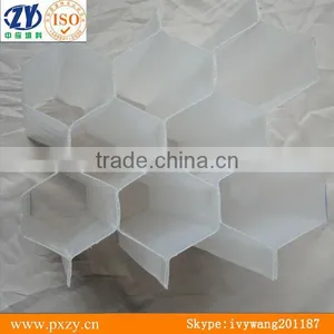 PP Plastic Honeycomb Pipe,Honeycomb Inclined Pipe,Plastic Hexagon Honeycomb Packing thumbnail-1