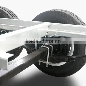 12x5ft Hot Dipped Galvanized 3.5 Ton Heavy Duty Hydraulic Tipper Box Trailer thumbnail-6