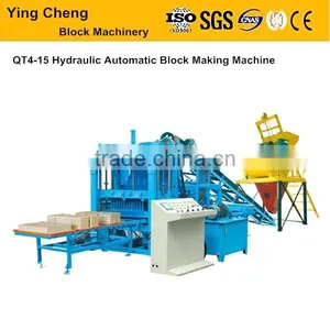 Hot Hydraulic Automatic Qt4-15 Sand/cement Block Making Machines Price thumbnail-1