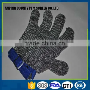 Factory Price Stainless Steel Cut Resistant Safety Glove thumbnail-3