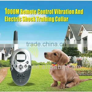1000m Remote Control Dog Obedience Collardog Beeper Collar With LCD Display thumbnail-1
