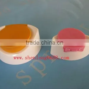 Snap on Plastic Shampoo Bottle Cap in Double Colour Each thumbnail-1