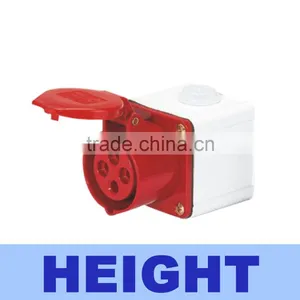 3 Pin Electric Power Male and Female Industrial Plug and Socket HT-114F HT-124F thumbnail-1