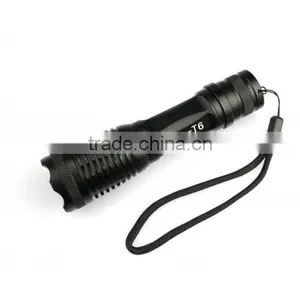 XML-T6 Rechargeable Zoom Flashlight LED Torch Flashlight Tactical Flashlight thumbnail-1