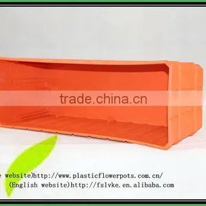 Hot Sale Colourful Rectangular Planter Plastic Flower Pots thumbnail-2