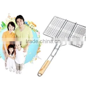 BBQ Picnic Roast Fish Vegetable Metal Mesh Rack thumbnail-4