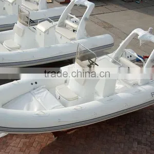 China CE Approved 5.2m Rigid Hull Fiberglass Inflatable Boat thumbnail-3