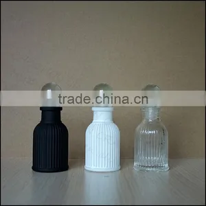 15ml-250ml Matte Frosted Black and White Glass Perfume Bottle thumbnail-3