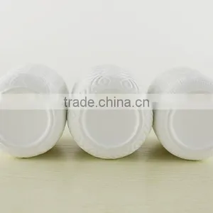 Custom Design Emboss Ceramic Candle Holder,tea Light Candlestick thumbnail-4