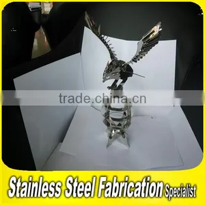 Stainless Steel Sculpture Carving Products Art Sculpture thumbnail-4