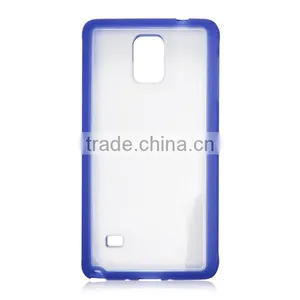 Multicolor Frame Transparent Cover, TPU Protective Phone Case for Samsung Note4 thumbnail-2