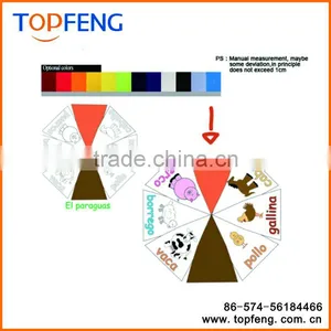 White Manual Open Cool Kids Drawing Umbrella Kids Umbrella thumbnail-2