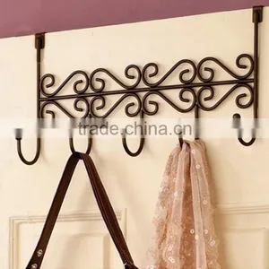 Metal Over The Door Hanging Hooks thumbnail-3