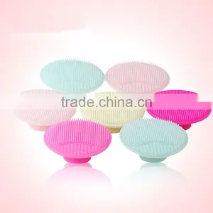 Soft Facial Cleaning Brush Silicone Wash Face Brush thumbnail-1