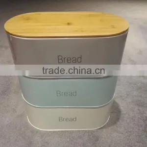 CURVED STEEL ROLL TOP BREAD BIN KITCHEN FOOD STORAGE BLACK BOX thumbnail-3