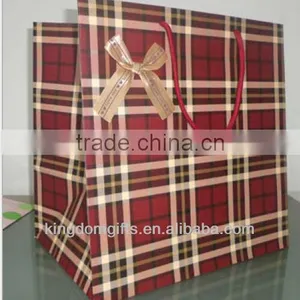 Classical Lattice Shopping Paper Bags for Gift thumbnail-1