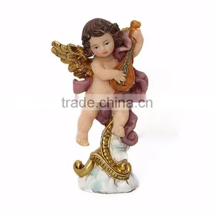 Custom Religious Angel Decor With Musical Instrument thumbnail-5