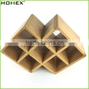 Wholesale Discounter Bamboo Wine Bottle Holder Homex-BSCI thumbnail-1