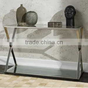 DN04 Cheap Long Narrow Stainless Steel Console Table thumbnail-1
