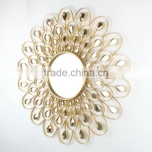 Design Decorative Wall Hanging Metal Mirror Art thumbnail-4