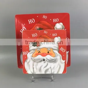 X'mas Season Plate & Mugs, Christmas Party Melamine Dinner Ware thumbnail-3