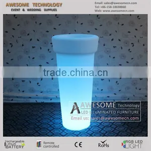 Battery Powered Illuminated Led Plastic Flower Pot thumbnail-1