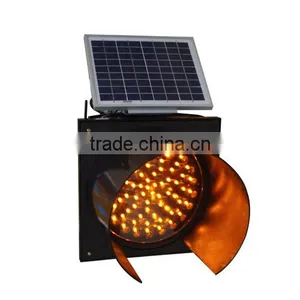 Solar Powered (Charging) Waterproof IP65 Traffic LED Warning Sign Light MS-3300-010 thumbnail-1
