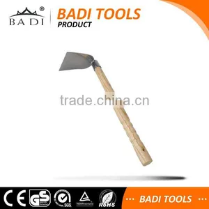 Stainless Steel Wide Head Hoe With Wooden Handle thumbnail-1
