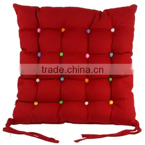 Cushion 100% Cotton With Filling Solid Color With Colorful Dots thumbnail-2