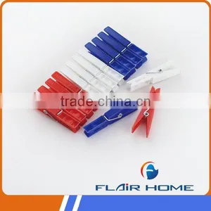 7.5*1.0CM Colorful Plastic Clothes Pegs for Laundry thumbnail-1
