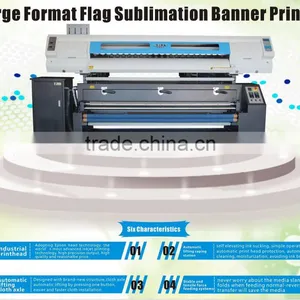Flag Banner Printer, Inkjet Printer, Sublimation Textile Printer QS8000-3 thumbnail-2