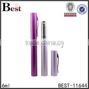 Shanghai Best 6ml Cosmetic Perfume Spray Bottle Red Color Pen Perfume Spray Bottle Pocket Sized Perfume Spray Bottle thumbnail-1