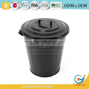 Iron Powder Coating Ash Bucket and Shovel Metal Coal Scuttle thumbnail-4
