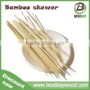 2016 Hot Sell Disposable Round Bamboo Skewer/bamboo Sticks/bbq Skewer/bbq Sticks thumbnail-5
