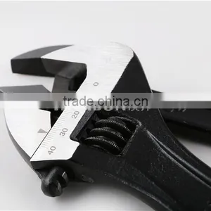 Black Adjustable Wrench/Spanner thumbnail-3