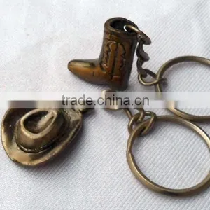 Cowboy Boot & Hat Charms Set (Keychain/Pendant) thumbnail-1
