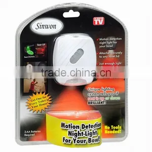 Motion Activated Toilet Bowl Night Light thumbnail-1