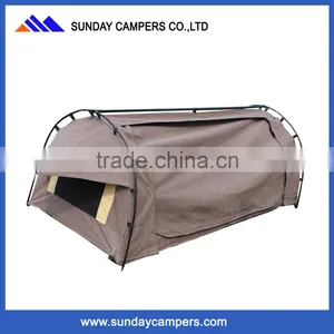 Top Selling Canvas Camping Swag Tent With Inflatable Mattress thumbnail-2