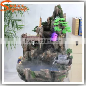 Good Product Artificial Fountain Wholesale Indoor Artificial Waterfall Fountain Fake Water Fountain Price thumbnail-1