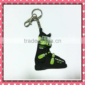 Ice Skates Silicone Keychain thumbnail-1