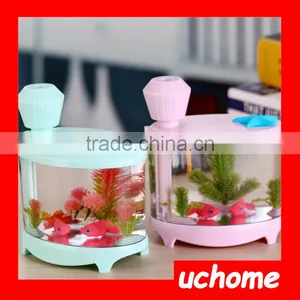 UCHOME Creative Desktop Micro Landscape Aquarium Lighting Household USB Ultrasonic Atomizing Air Humidifier thumbnail-6