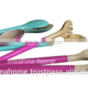 Colored Lacquer Bamboo Cutlery thumbnail-1