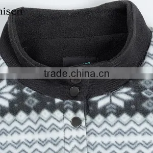 Bulk Wholesale Custom Printing Pattern Fleece Men Vest thumbnail-3