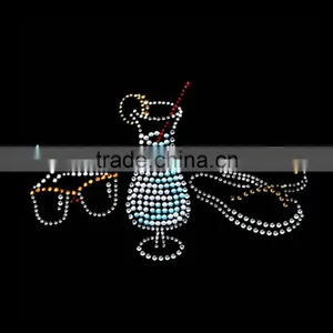 Beach Shoes t Shirt Design Hot Fix Rhinestone Transfer Motif thumbnail-1