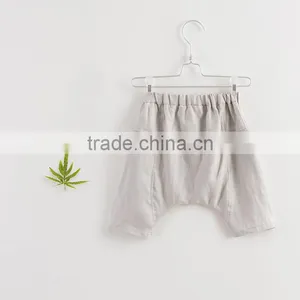 Childrens Boutique Clothing New Style Boys Short Pants Linen Shorts Baby Boy Clothes thumbnail-2