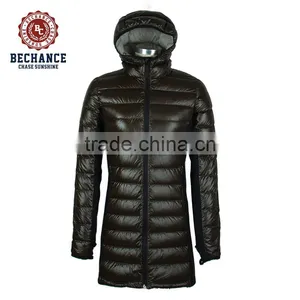 W2015 High Quality Women Slim Long Hooded Parka Jacket thumbnail-1