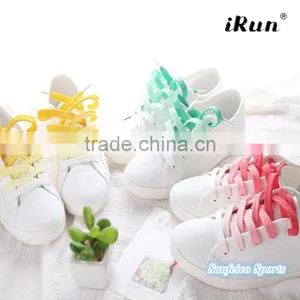 2016 Hottest Tie Dye Rainbow Gradient Shoe Laces~Custom Flat Tubular Shoe Laces~Fresh Color Gradient Shoelaces~Accept Custom thumbnail-5