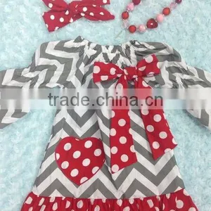 Baby Girls Heart Valentines Dress Yiwu Garment Factory thumbnail-2