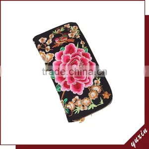 Wholesale Mixed Design and Colours Jacqard Brocade Fabric Wallet SH073 thumbnail-1