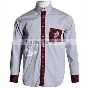 BSCI/SA8000 Executive Solid Latest Shirt Designs for Men Casual Shirt Men's Dress Shirt thumbnail-3